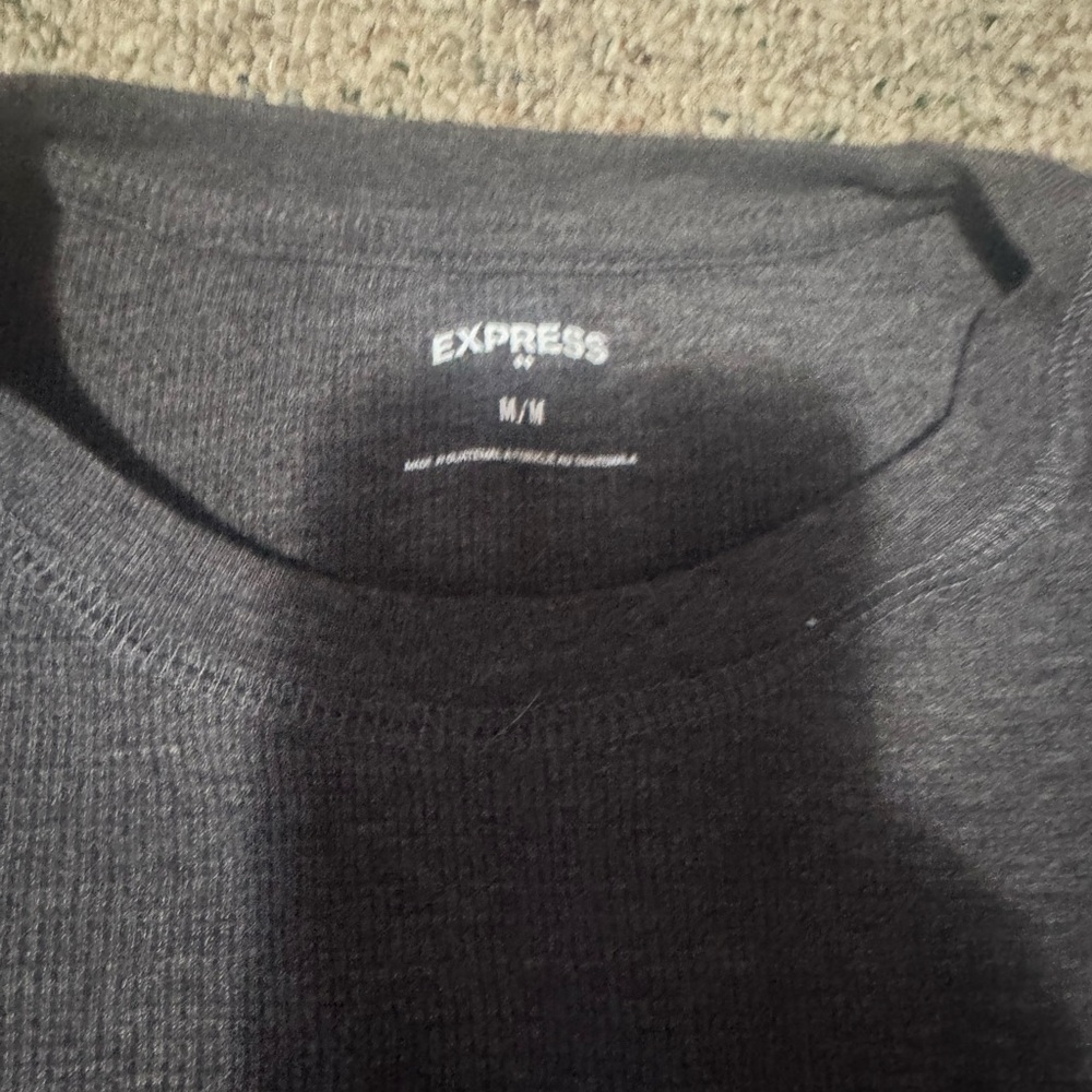Express Men's Gray Sweater
